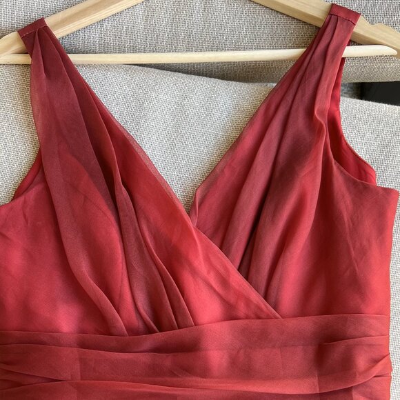 Siri by San Francisco Silk Chiffon Formal Gown - Picture 1 of 7